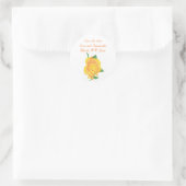 Rose orange, Enregistrer la date Stickers de maria (Sac)