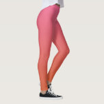 Rose - Orange Gradient leggings<br><div class="desc">Voir mon magasin pour d'autres articles avec ce design.</div>