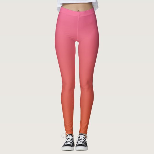 Rose - Orange Gradient leggings (Devant)
