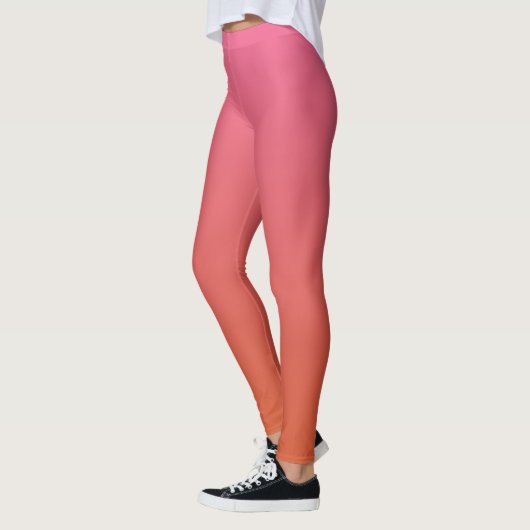 Rose - Orange Gradient leggings (Gauche)