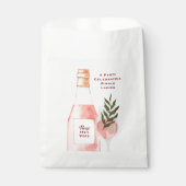 Rosé over Rozen Valentijnsdag Party Pink Bedankzakje (Voorkant)