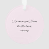 Rose Pailleté Monogramme Noir (dos)