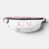 Rose Pailletée Glamour avec Initiales de Monogramm (Poser)