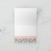 Rose Pâle Bois Dentelle Rustique Merci (Intérieur)