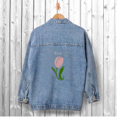 Rose Pâle Élégant Minimaliste Floral Tulipe