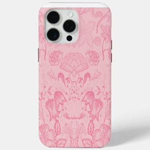 Rose Pâle Motif Floral Vintage Élégant Romantique