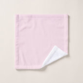 Rose Pâle Pastel Uni (Gant de toilette)