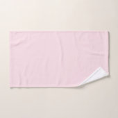 Rose Pâle Pastel Uni (Serviette à main)
