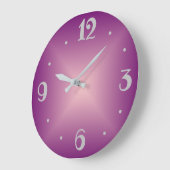 Rose pâle > Rose clair > Horloge murale (Angle)