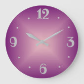 Rose pâle > Rose clair > Horloge murale (Recto)
