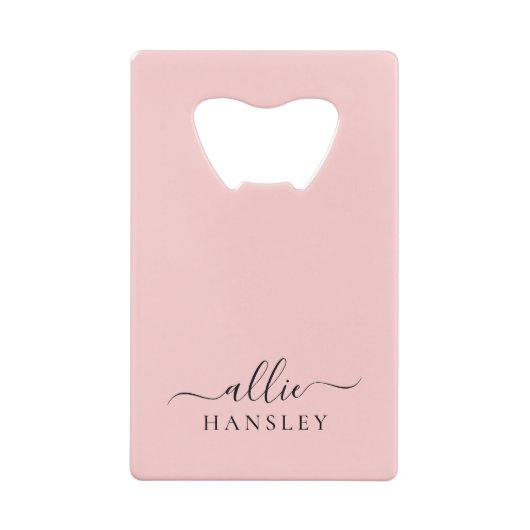 Rose pâle rose rose rose rose moderne Nom minimali (Dos)