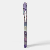 Rose Papillon Or Monogrammed Coque - Mate iPhone (Verso / Gauche)