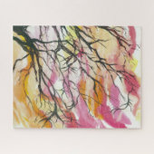 Rose par les arbres, 16" x 20" puzzle de (Horizontal)