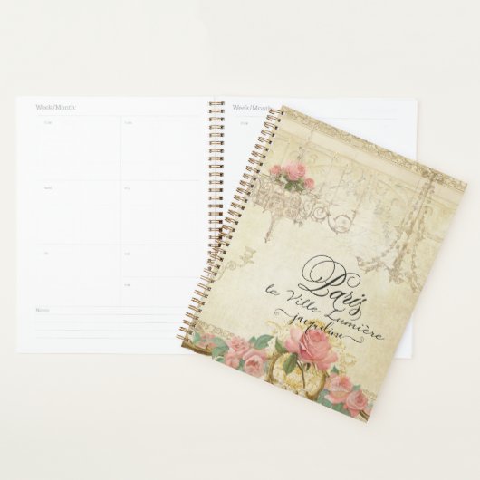 Rose Paris Chandelier Elégant Mariage nuptial (Devant avec enveloppe)