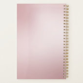 Rose Parties scintillant en marbre or Monogramme P (Dos)