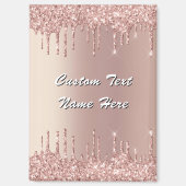 Rose Parties scintillant or Aimant brillant avec t (Recto)