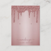 Rose Parties scintillant or  Drives Bijoux carte d (Devant)