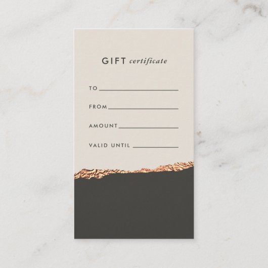 Rose Parties scintillant or et certificat cadeau m (Dos)