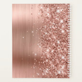 Rose Parties scintillant or et Foil Girl Signature (Dos)