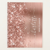 Rose Parties scintillant or et signature Foil Swas (Devant)