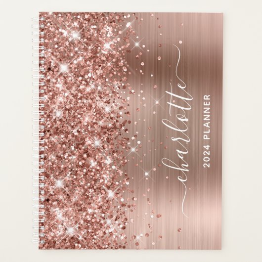 Rose Parties scintillant or et signature Foil Swas (Devant)