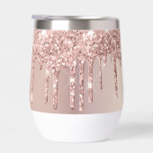 Rose Parties scintillant or gouttes étincelantes (Droite)