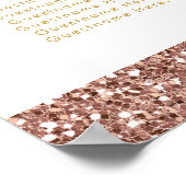 Rose Parties scintillant or Grand tableau de siège (Coin)