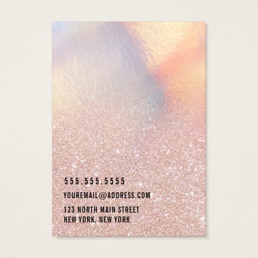 Rose Parties scintillant or Iridescente Colliers A (Dos)