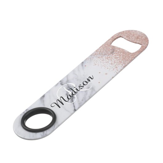 Rose Parties scintillant or Look Monogramme Boutei (Devant angulaire)