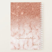 Rose Parties scintillant or Marbre Ombre Monogramm (Dos)