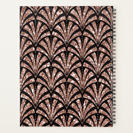 Rose Parties scintillant or Monogramme Motif Art D (Dos)
