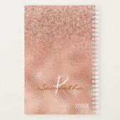 Rose Parties scintillant Or Ombre Foil Monogramme  (Dos)