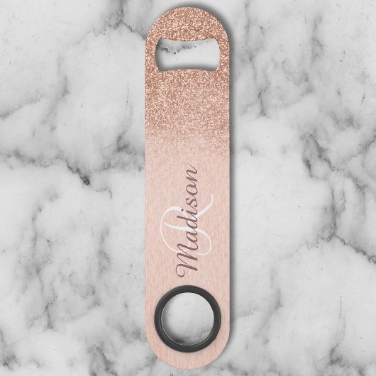 Rose Parties scintillant or Ombre Monogram élégant