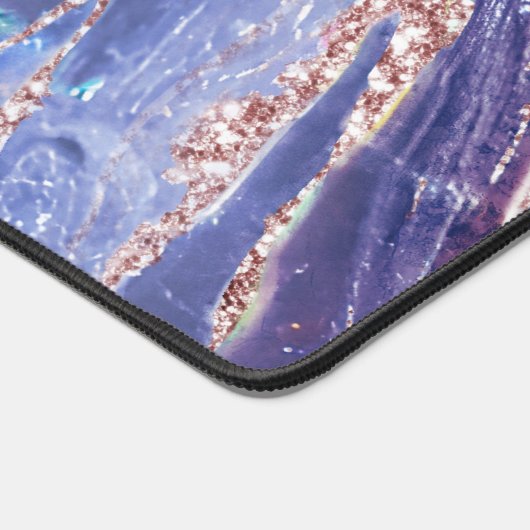 Rose Parties scintillant or violet Opal Gem Marbre (Coin)