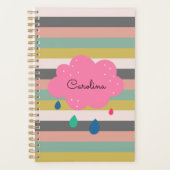 Rose Pastel Girls Stripes mignonnes (Devant)