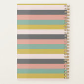Rose Pastel Girls Stripes mignonnes (Dos)