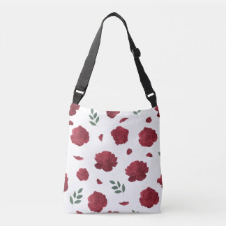 Rose Pattern Shoulder Bag | Tote Bag