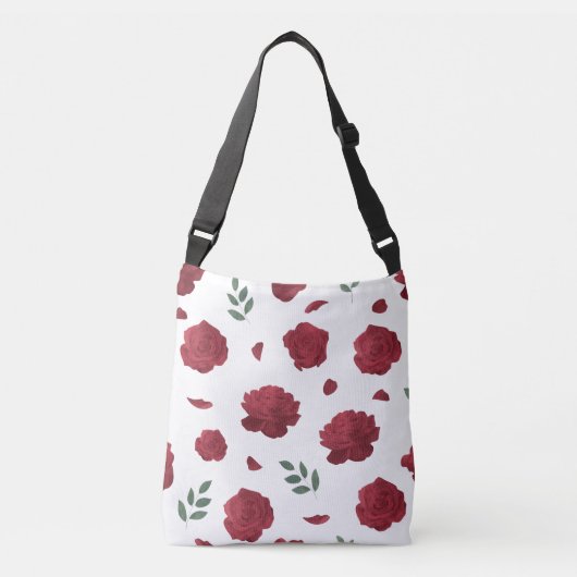 Rose Pattern Shoulder Bag | Tote Bag (Devant)