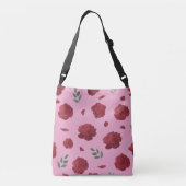 Rose Pattern Shoulder Bag | Tote Bag (Achterkant)