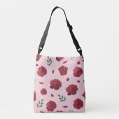 Rose Pattern Shoulder Bag | Tote Bag (Dos)