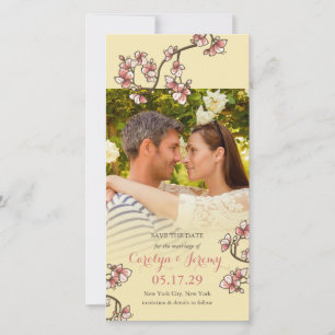 Rose Peach Blossoms Asiatique Enregistrer Le Carte