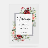 Rose Peach Et Coral Mariage Floral (Recto)