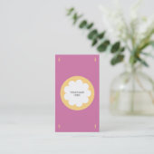 ROSE PELUCHEUX DE CARTE DE VISITE DE NUAGE (Debout devant)