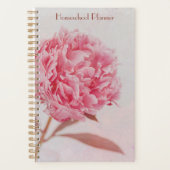 Rose Peony Custom Homeschos Planner (Devant)