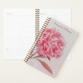 Rose Peony Custom Homeschos Planner (Devant avec enveloppe)
