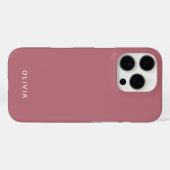 "Rose personnalisé Gold : coque iphone avec person (Verso (horizontal))