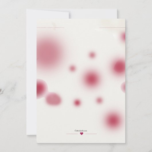 Rose Petals Valentine Invitation (Dos)