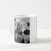 Rose photo papier tasse (Devant gauche)