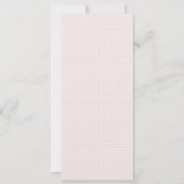 Rose Pink Peach House Réchauffement Invitation (Dos)