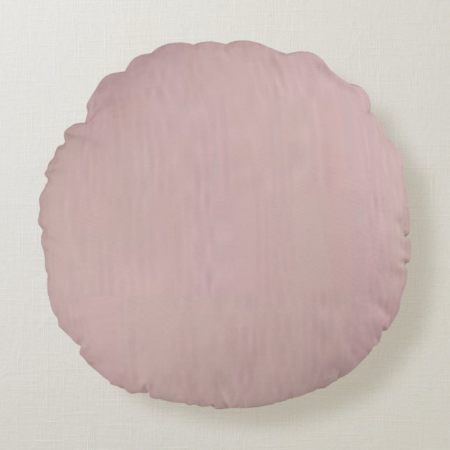 Rose Pink Rond Kussen (Voorkant)